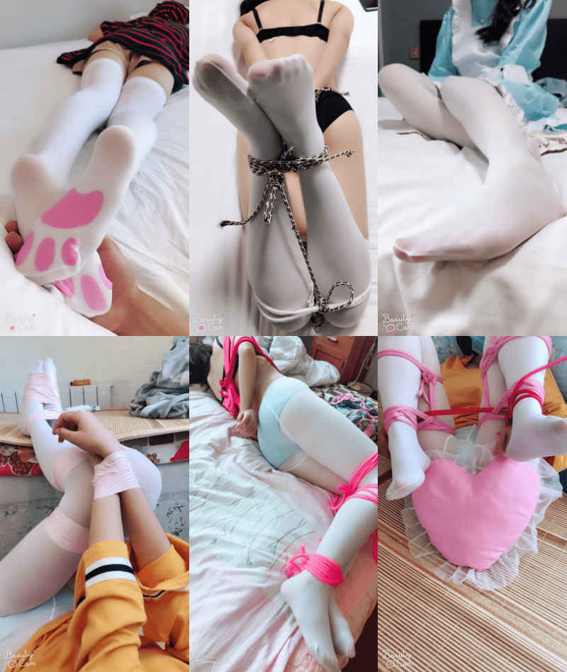 草莓凤梨罐头，捆绑丝袜足交（3.82G）