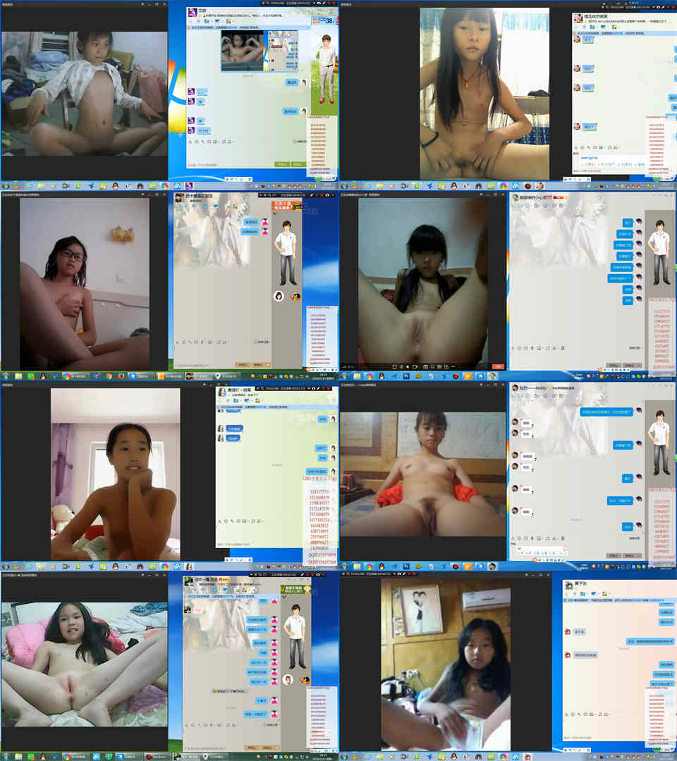 指挥小学生系列，QQ诱骗裸聊小学生（124G）