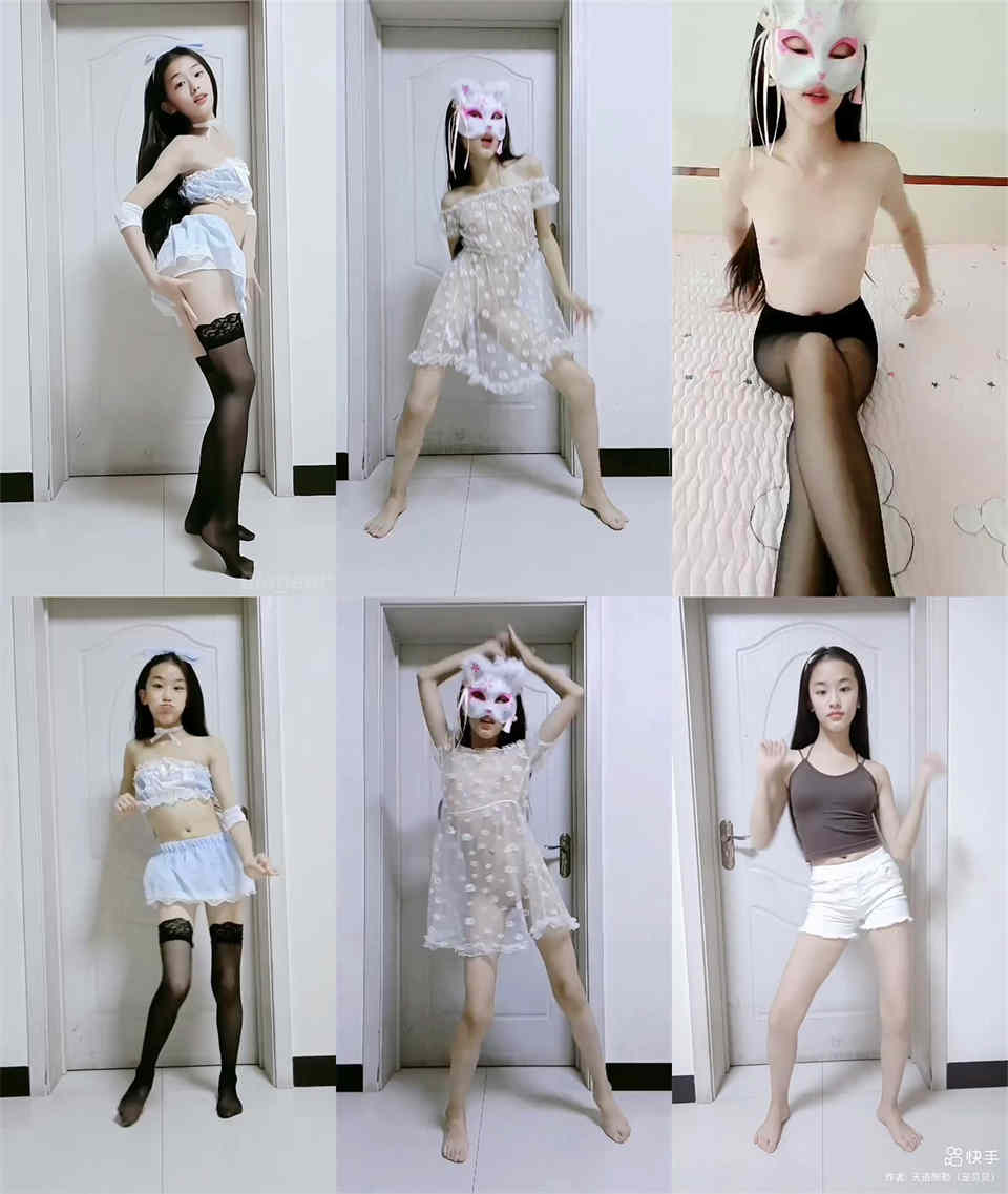 美涵儿系列，初中生自拍露点骚舞（632M）